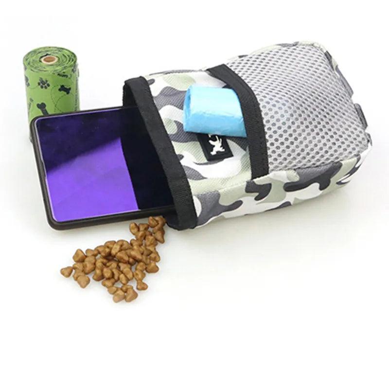 Pet Dog Puppy Training Treat Snack Bait Pet Feed Pocket Pouch Obedience Agility Pouch Food Bag Pocket Snack Reward Waist Bag